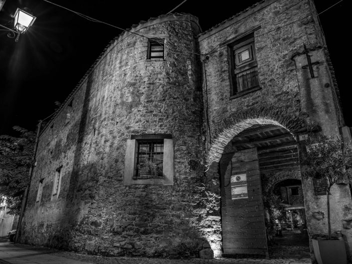 The entrance of this amazingly artistic bed and breakfast.