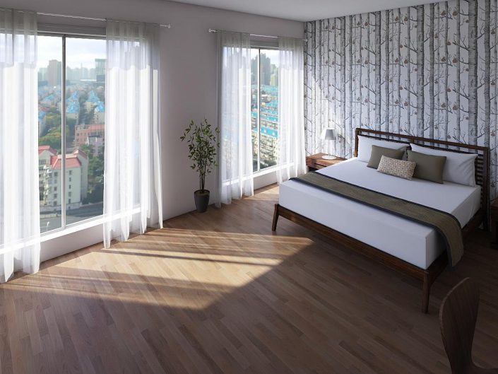 3D Manhattan Bedroom