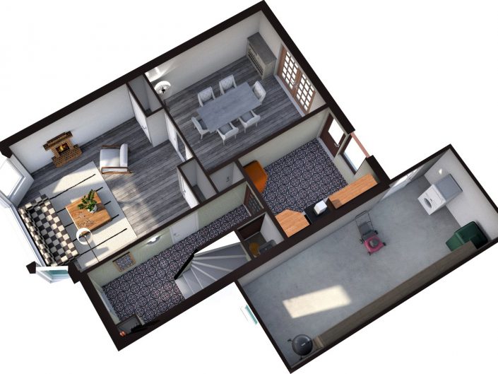 Floorplan Rijnegommerstraat 8, Zoeterwoude Dorp
