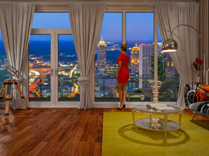 Atlanta apartment, 3D Design