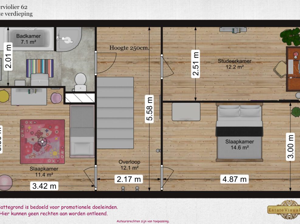 floorplan plattegrond vastgoed 2D