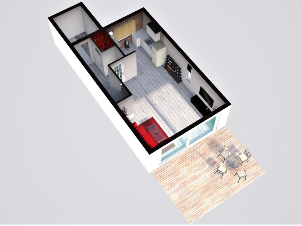 floorplan plattegrond vastgoed 3D