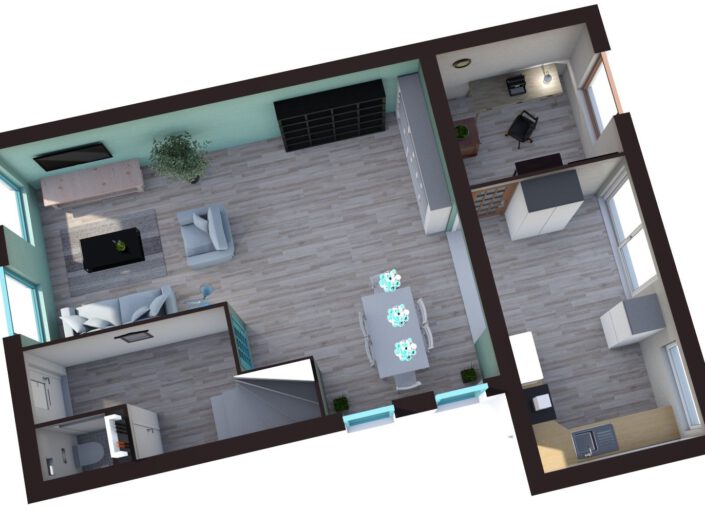 plattegrond vastgoed