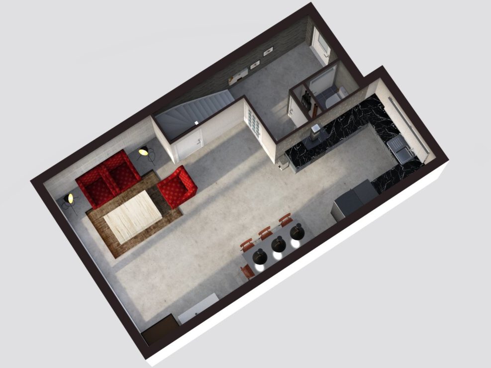 floorplan woning plattegrond
