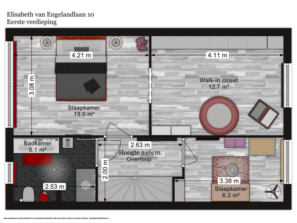 floorplan woning plattegrond