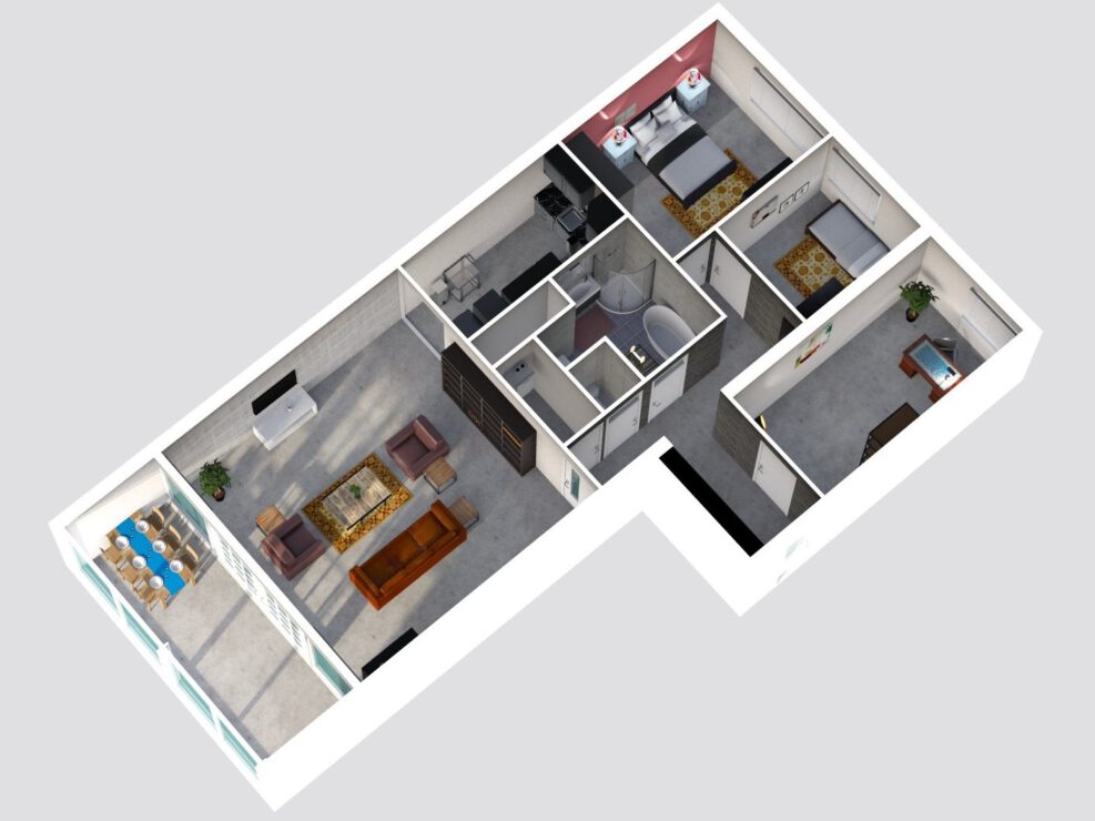 floorplan woning plattegrond