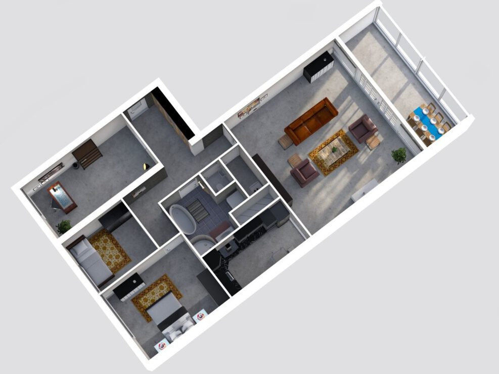 floorplan woning plattegrond